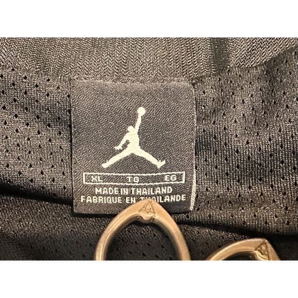 Nike Air Jordan Track Jacket‎ Men XL Rain Windbreaker Black Mesh Lined Vintage - Picture 11 of 16